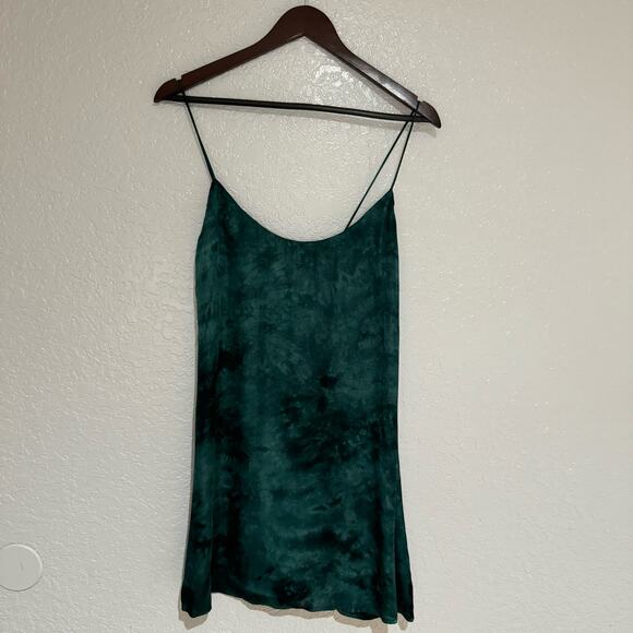 Planet Blue Life by Revolve Christy Slip Mini Dress Size XS in Emerald Green NWT - Picture 5 of 8